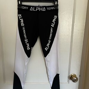 Alpha territory workout pants only use one time ,low rise fit ,size xs